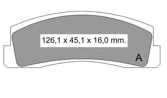 Комплект тормозных колодок, дисковый тормоз VEMA 831960