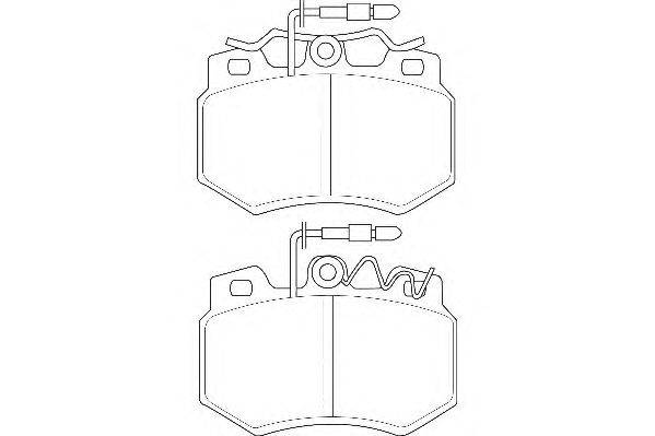 Комплект тормозных колодок, дисковый тормоз WAGNER WBP20923A