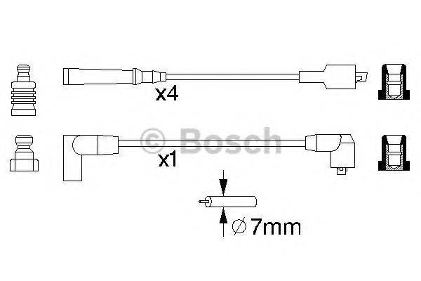 Комплект проводов зажигания BOSCH B94