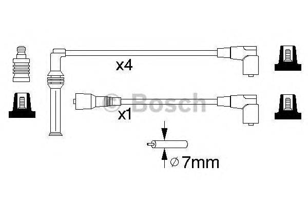 Комплект проводов зажигания FACET 8510