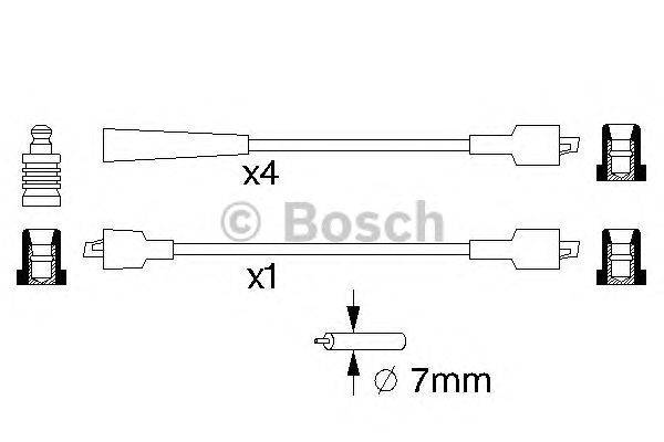 Комплект проводов зажигания BOSCH B082