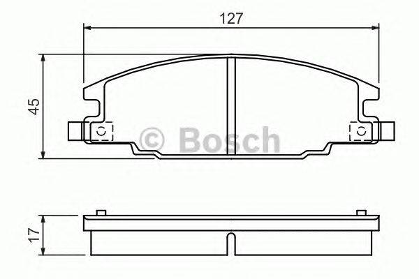 Комплект тормозных колодок, дисковый тормоз DELCO REMY LP629