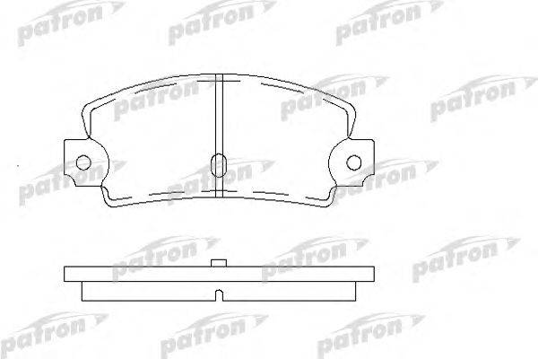 Комплект тормозных колодок, дисковый тормоз PATRON PBP456