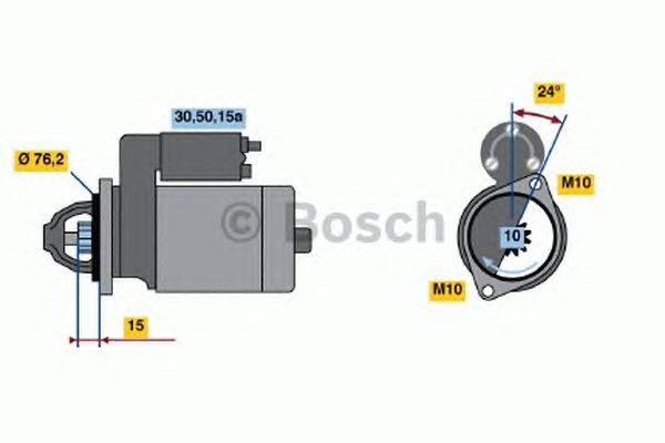 Стартер BOSCH 0 986 010 020