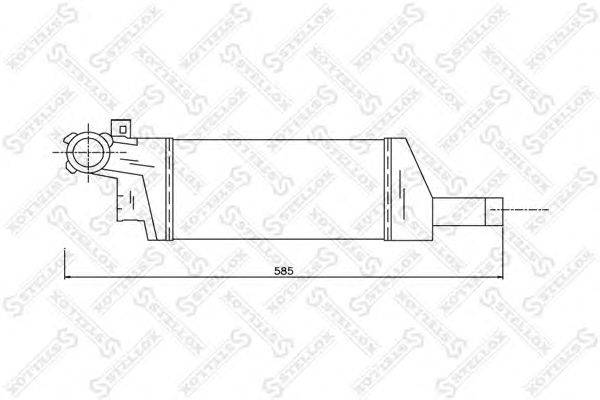 Интеркулер STELLOX 10-40058-SX