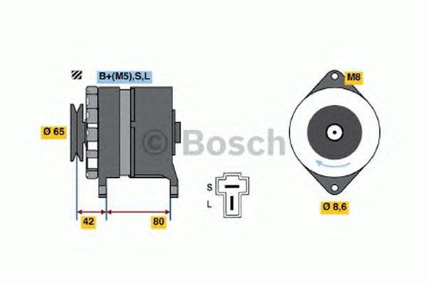 Генератор BOSCH 0986033471