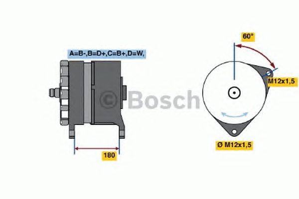 Генератор BOSCH 3460