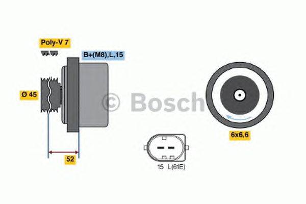 Генератор BOSCH 0986042420