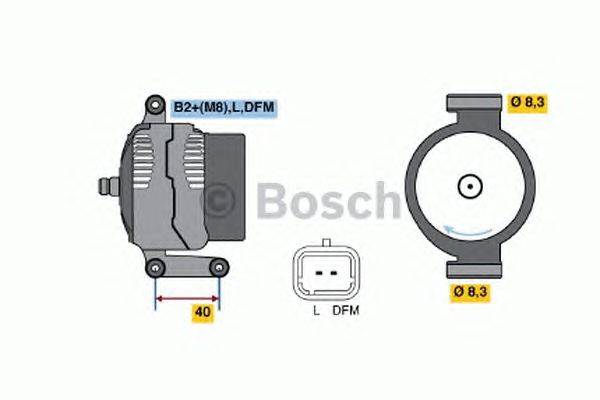 Генератор BOSCH 0 986 042 770