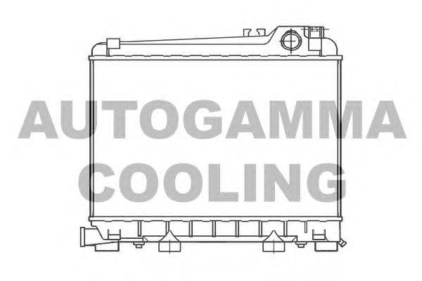Радиатор, охлаждение двигателя AUTOGAMMA 100119