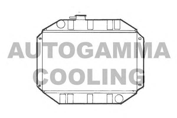 Радиатор, охлаждение двигателя AUTOGAMMA 100320