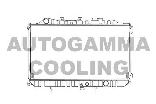 Радиатор, охлаждение двигателя AUTOGAMMA 100503
