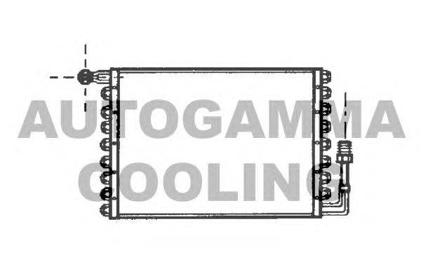 Конденсатор, кондиционер AUTOGAMMA 100521