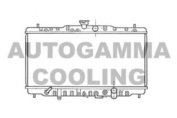 Радиатор, охлаждение двигателя AUTOGAMMA 102119