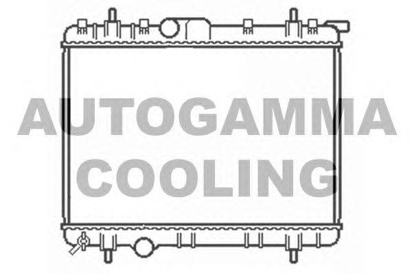 Радиатор, охлаждение двигателя AUTOGAMMA 103378