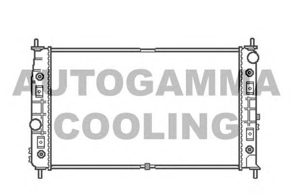 Радиатор, охлаждение двигателя AUTOGAMMA 103762