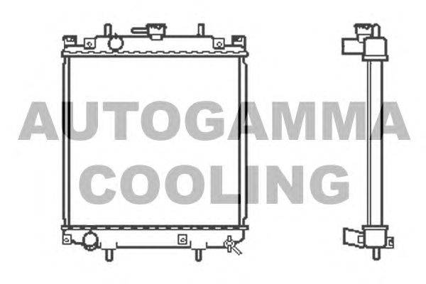 Радиатор, охлаждение двигателя AUTOGAMMA 103912