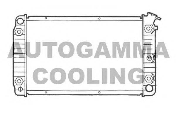 Радиатор, охлаждение двигателя AUTOGAMMA 103940