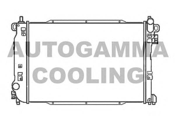 Радиатор, охлаждение двигателя AUTOGAMMA 107204
