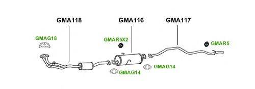 Система выпуска ОГ GT Exhaust 1098