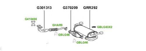 Система выпуска ОГ GT Exhaust 1942