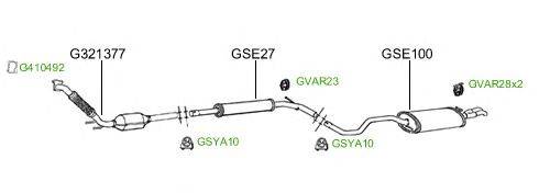 Система выпуска ОГ GT Exhaust 2103