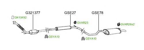 Система выпуска ОГ GT Exhaust 2140