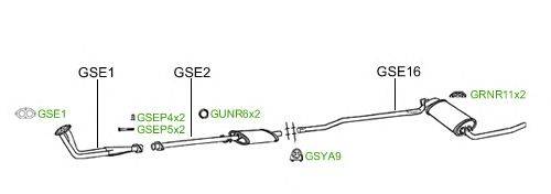 Система выпуска ОГ GT Exhaust 2157