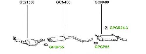 Система выпуска ОГ GT Exhaust 249