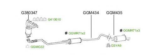 Система выпуска ОГ GT Exhaust 2579