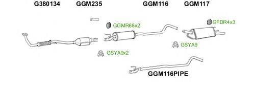 Система выпуска ОГ GT Exhaust 2589