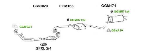 Система выпуска ОГ GT Exhaust 2625