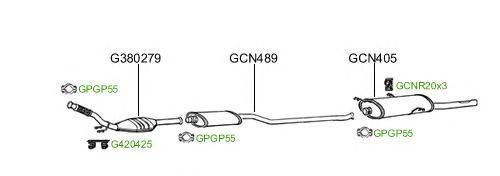 Система выпуска ОГ GT Exhaust 265