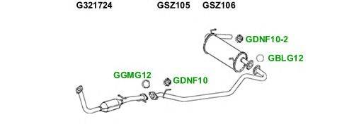 Система выпуска ОГ GT Exhaust 3131