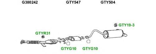 Система выпуска ОГ GT Exhaust 4081