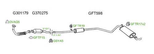 Система выпуска ОГ GT Exhaust 421