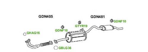 Система выпуска ОГ GT Exhaust 4294