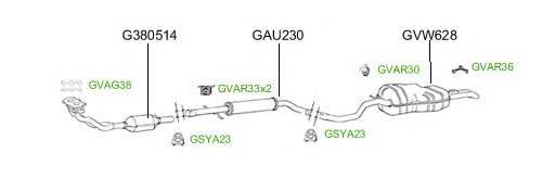 Система выпуска ОГ GT Exhaust 4794