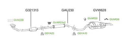 Система выпуска ОГ GT Exhaust 4818
