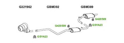 Система выпуска ОГ GT Exhaust 6112