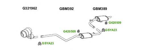 Система выпуска ОГ GT Exhaust 6114