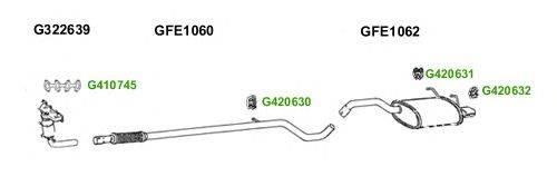 Система выпуска ОГ GT Exhaust 6339