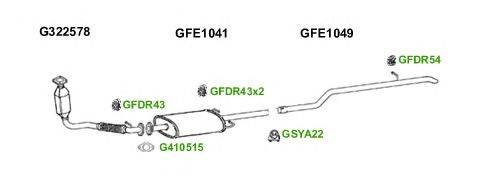 Система выпуска ОГ GT Exhaust 6390