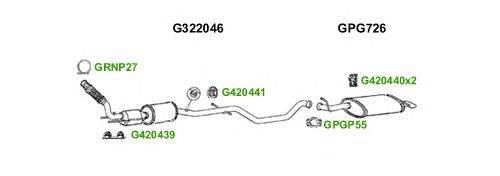 Система выпуска ОГ GT Exhaust 6775