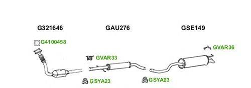 Система выпуска ОГ GT Exhaust 7479