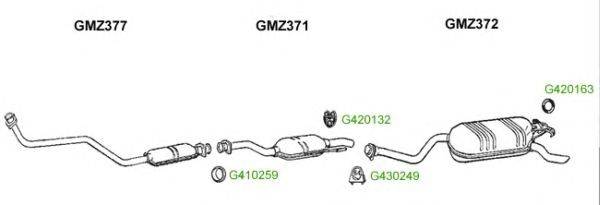 Система выпуска ОГ GT Exhaust 8443