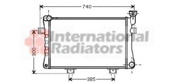 Радиатор, охлаждение двигателя LADA 21213