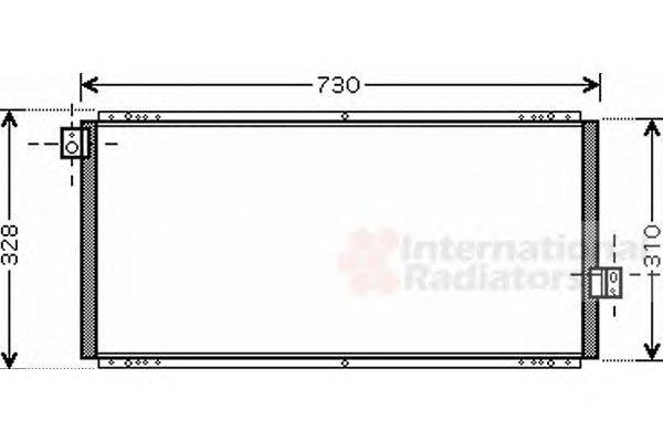 Конденсатор, кондиционер VAN WEZEL 51005062