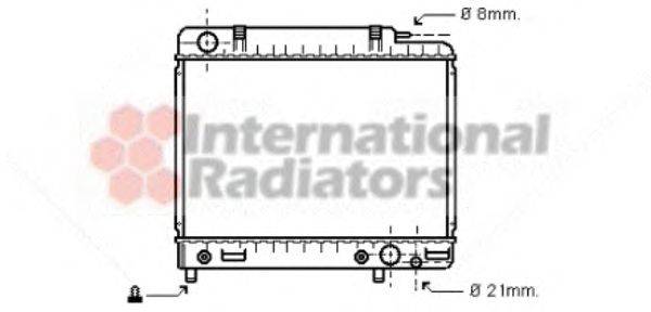 Радиатор, охлаждение двигателя 4SEASONS 118033
