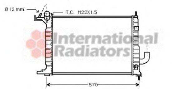 Радиатор, охлаждение двигателя 4SEASONS 121023